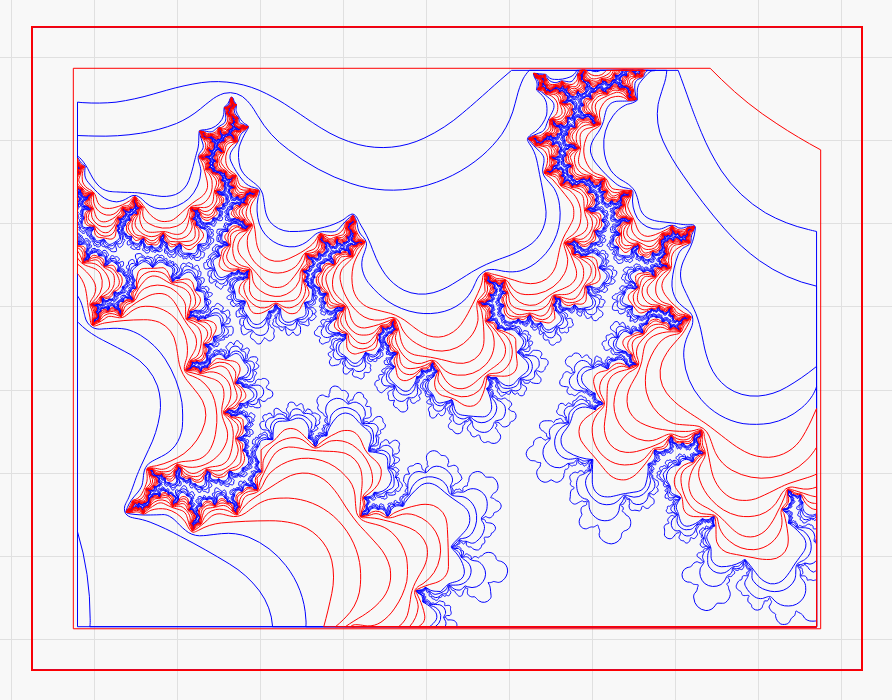 Fractal split into layers