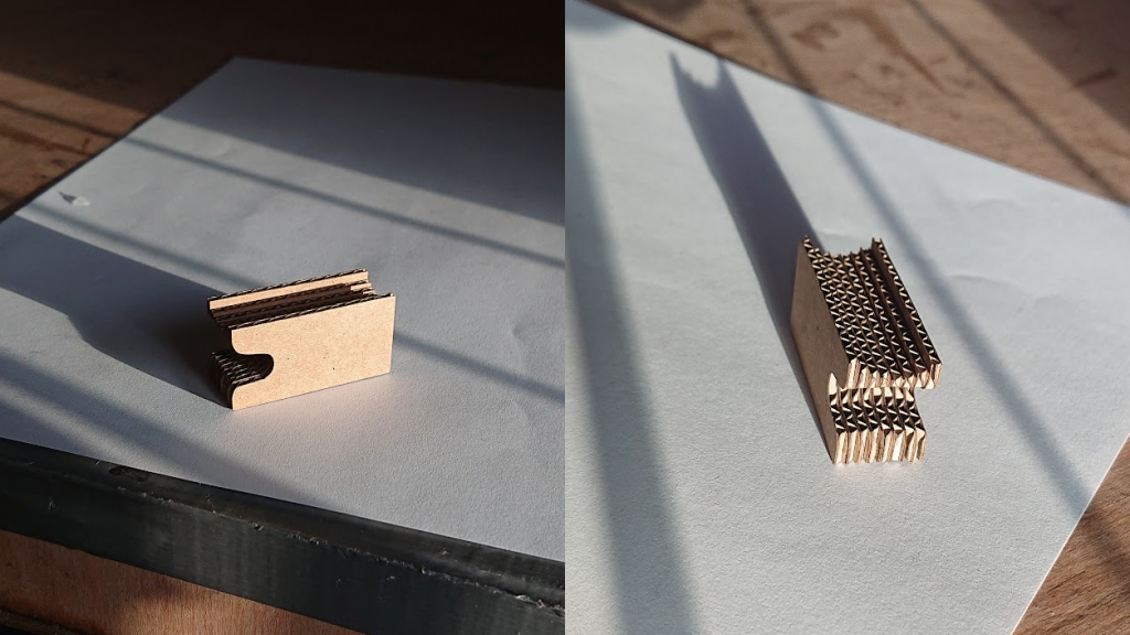 Laser cut layered frog