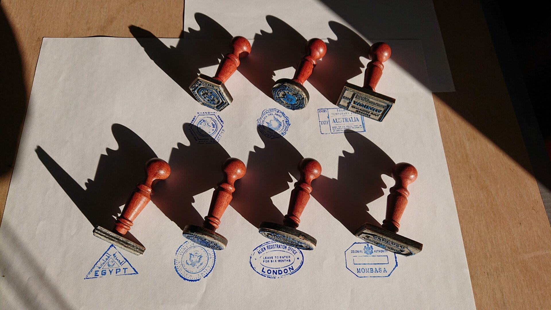 Rubber stamps for RPG