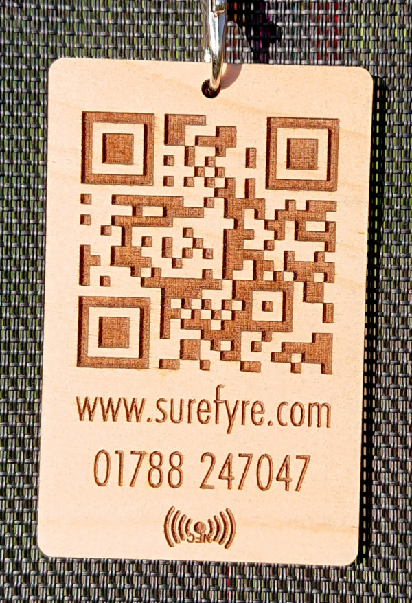 Contactless Business Tag rear