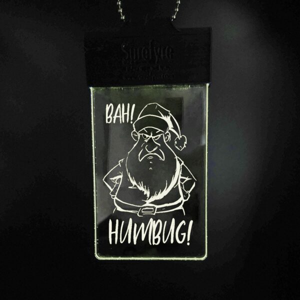 BAH HUMBUG! Illuminated tag daylight white