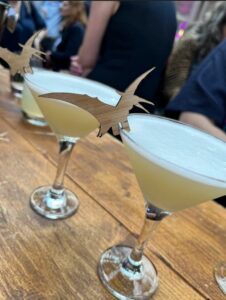 Pterodactyl dinosaur drink topper